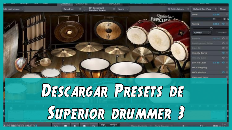 Descargar Presets de Superior drummer 3